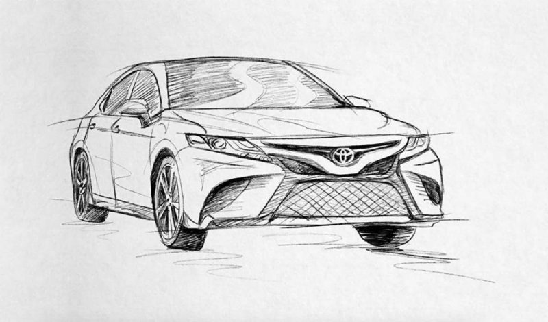 Машина Toyota Camry 55