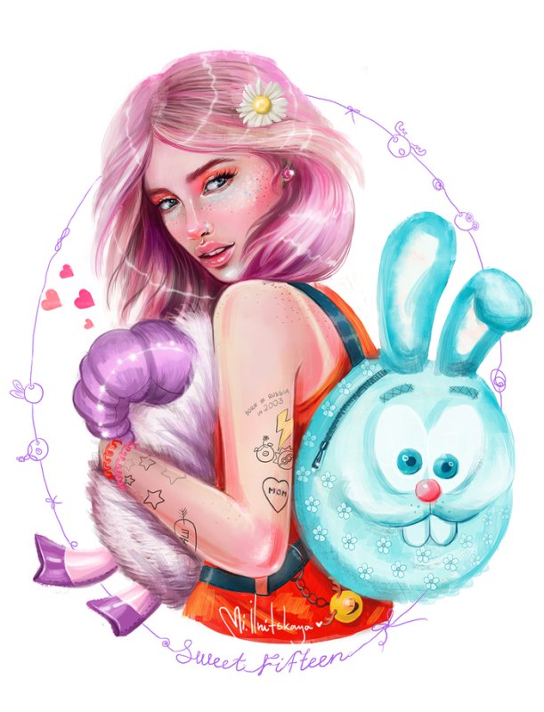 Смешарики в стиле аниме