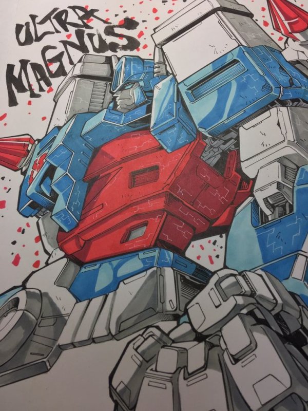 Ультра Магнус трансформер арт