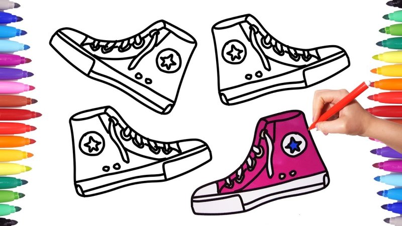 рисунки кроссовки