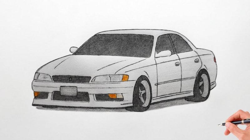Toyota Mark 2 90 рисунок
