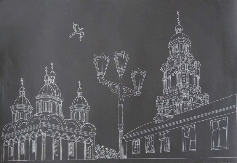 Астраханский Кремль вектор