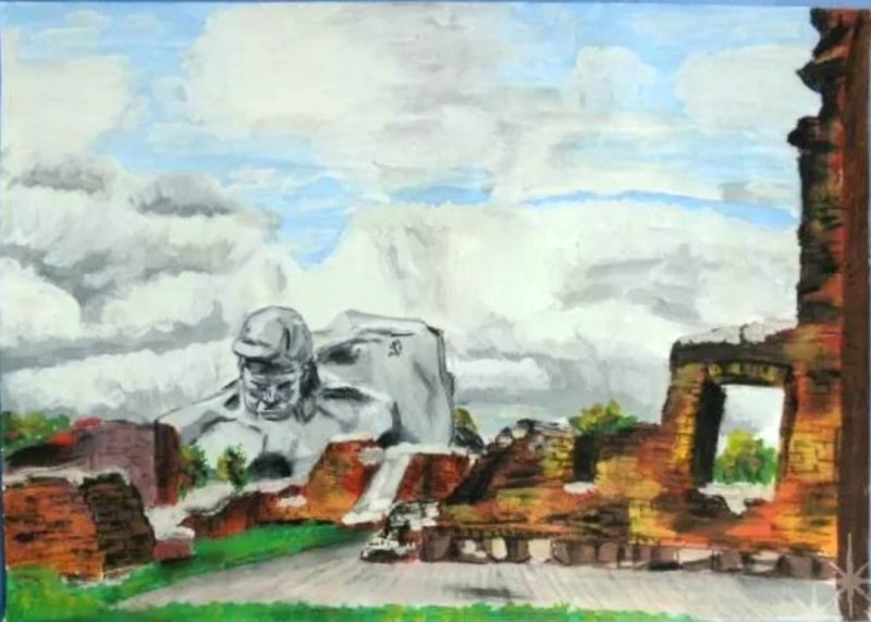 Брестская крепость рисунок