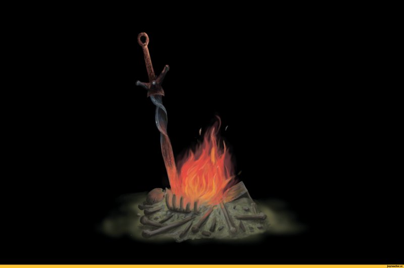 Dark Souls Bonfire арт