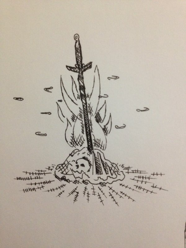 Dark Souls Bonfire Tattoo