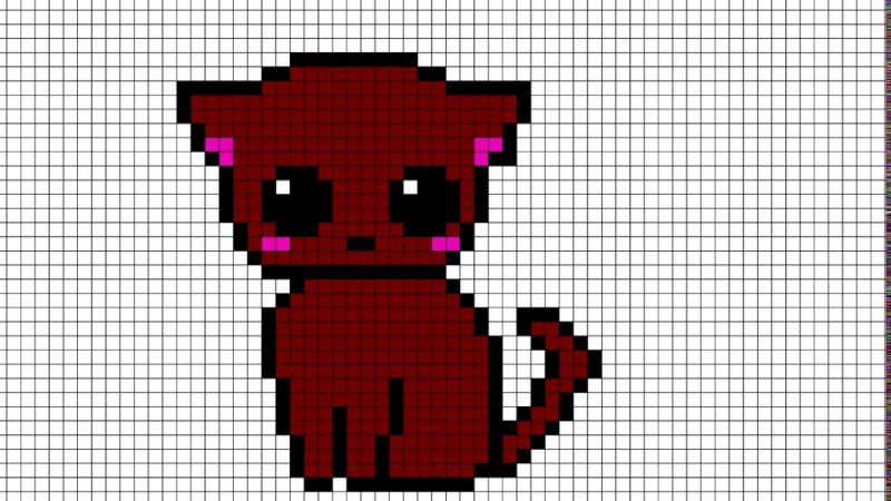 Рисунки по клеточкам лёгкие