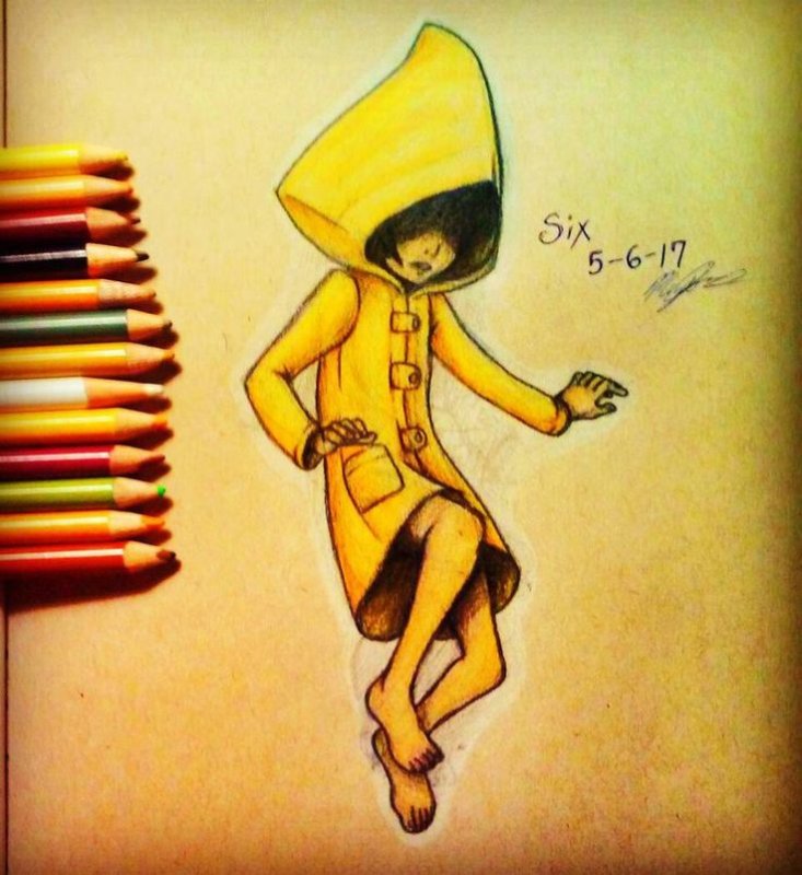Little Nightmares шестая рисовать