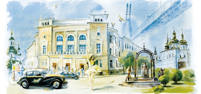 Рисуем город