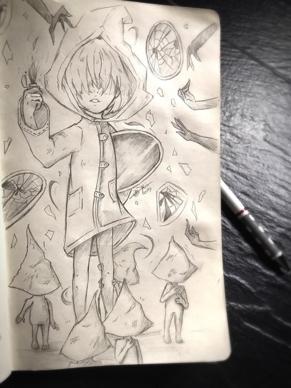 Little Nightmares нарисовать