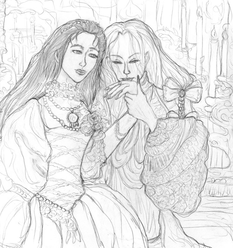 Кукла колдуна рисунок карандашом
