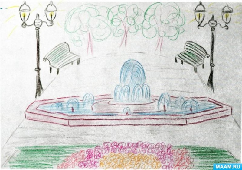 Рисунок на тему мой город
