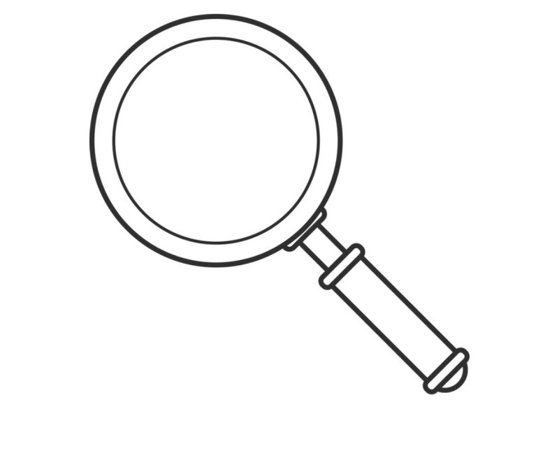 Лупа карандашом