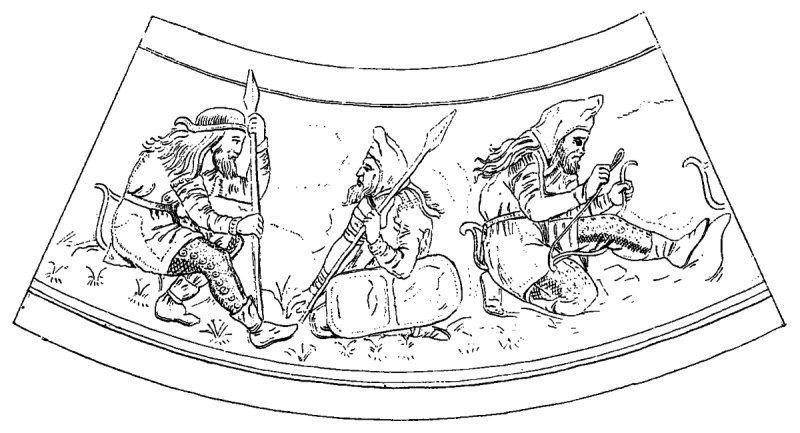 Рисунок киммерийцев и скифов