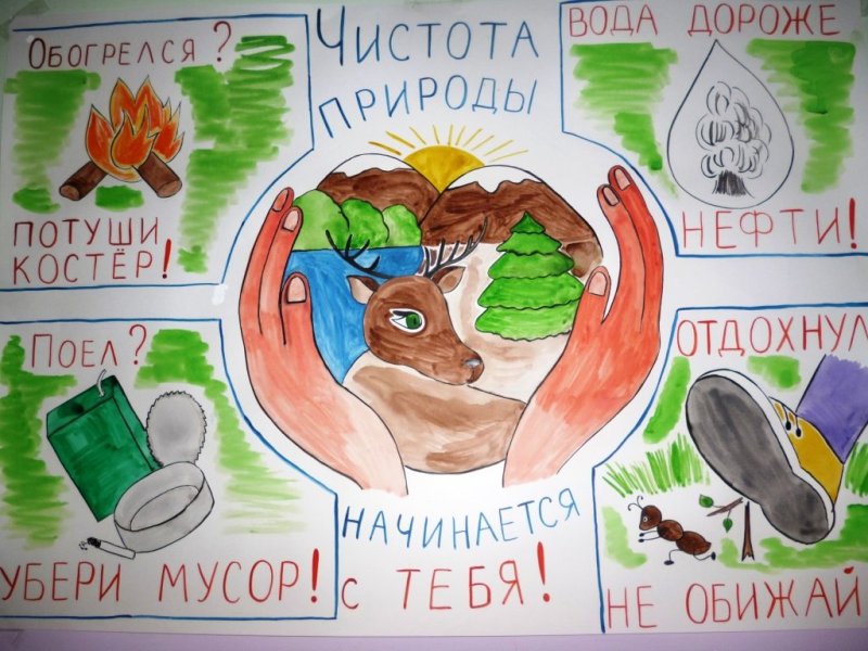 Плакат на тему защита окружающей среды