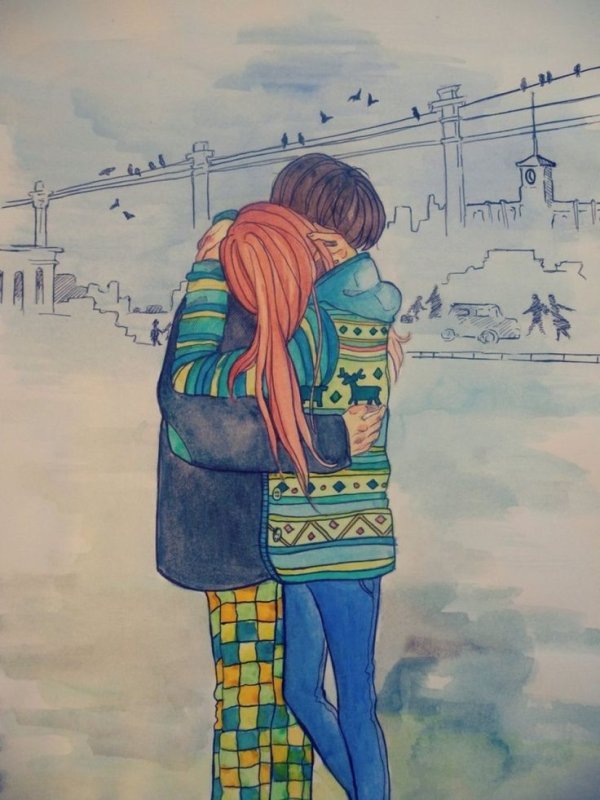 Рисунки парочек