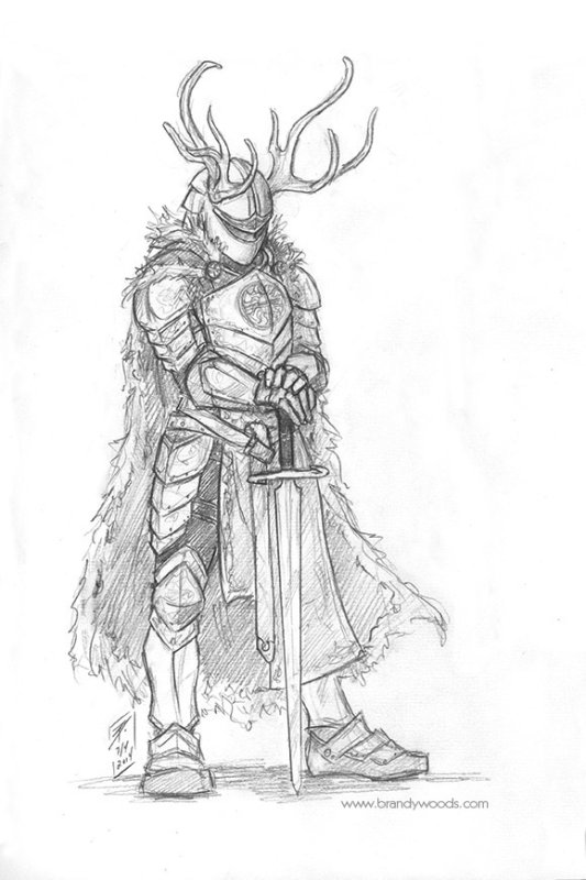 рисунки рыцарей