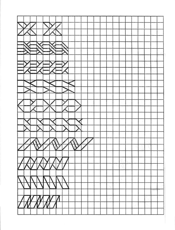 Рисование по клеточкам узоры