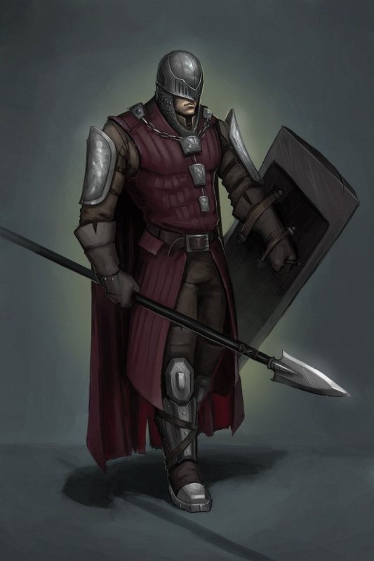 Капитан Стражи ДНД арт