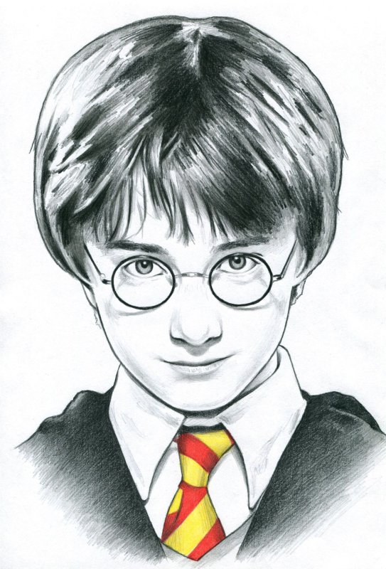 Гарри Поттер нарисовать легко