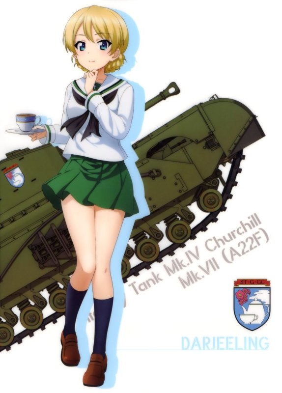 Girls und Panzer Мика Дарджилинг