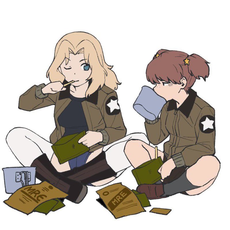 Girls und Panzer Алиса Сандерс