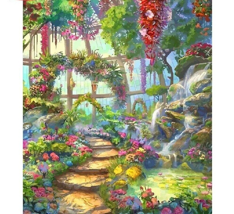 Сад фэнтези арт