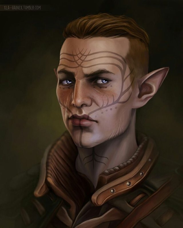 Dragon age Inquisition эльфийка