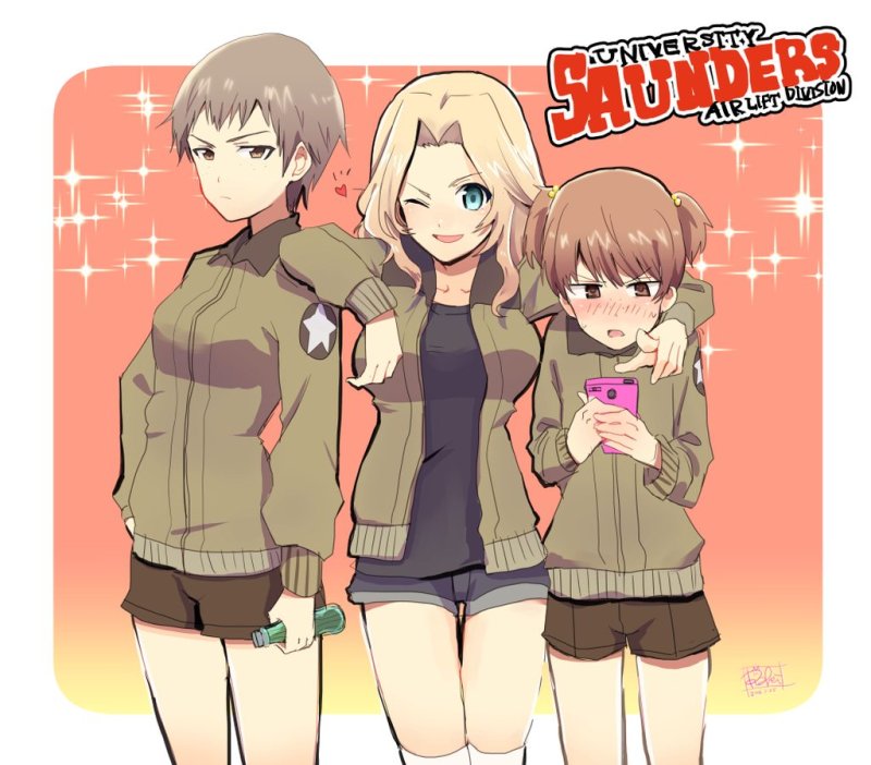 Girls und Panzer Сандерс Наоми