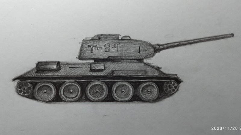 Т 34 85 рисунок