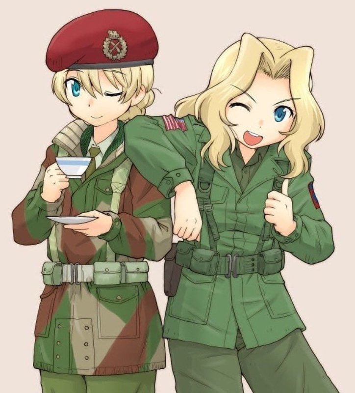 Girls und Panzer Дарджилинг и Кей