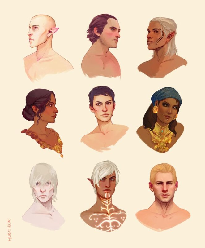 Dragon age Inquisition герои