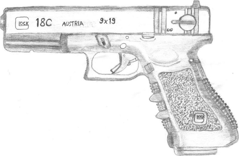 Глок g22 чертеж