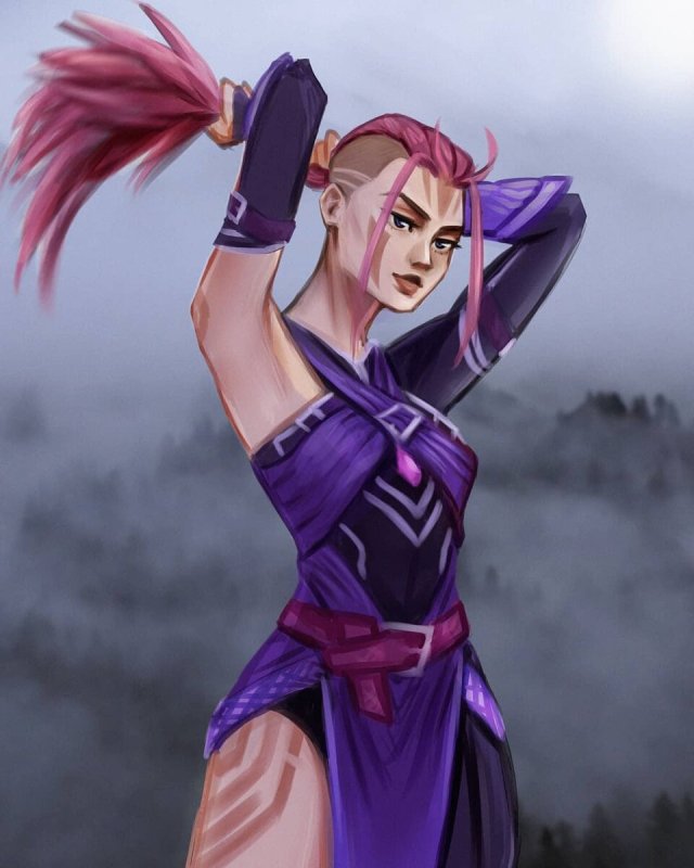 Anti Mage Dota 2 девушка