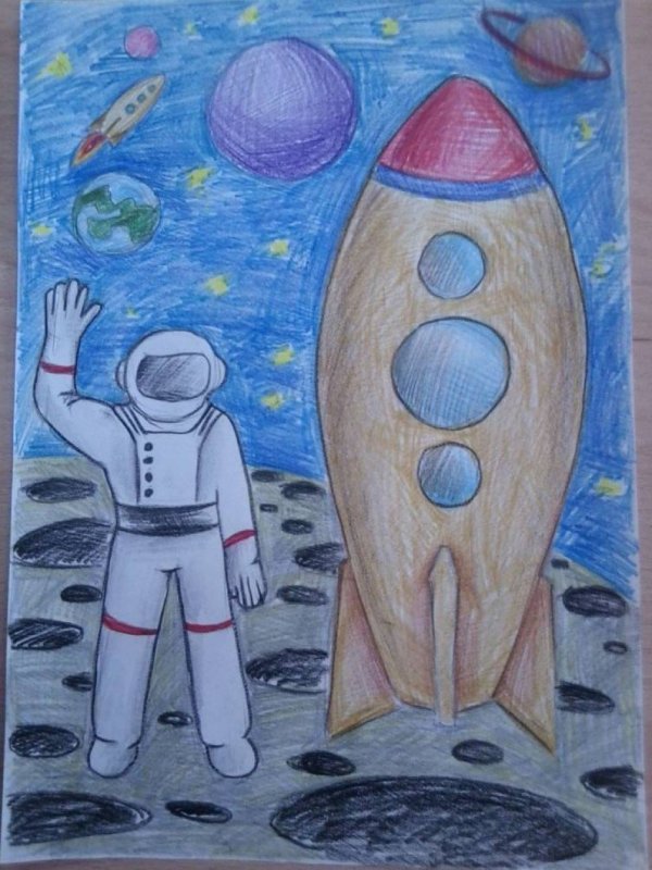 Рисунок на тему космос