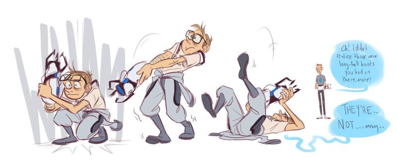 Portal 2 Wheatley Human