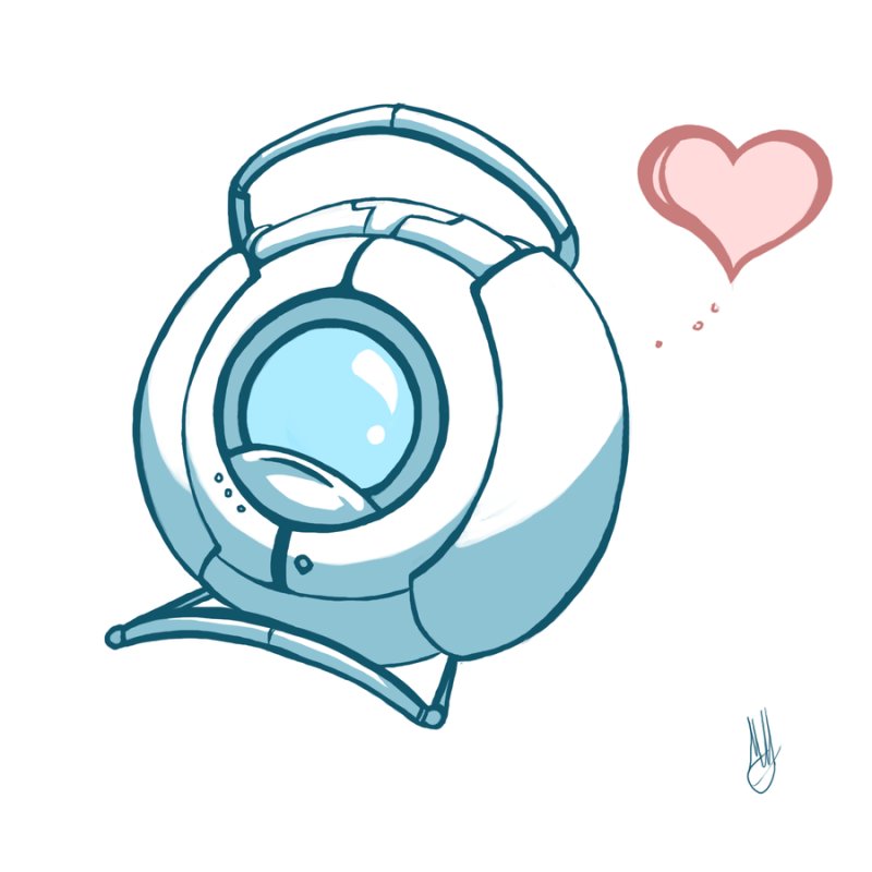 Уитли Portal 2 рисунок