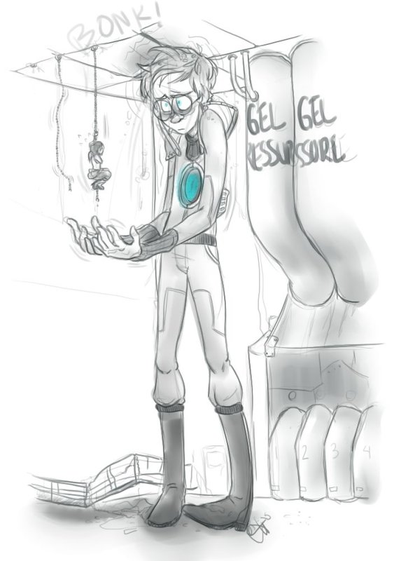 Portal 2 Wheatley Human