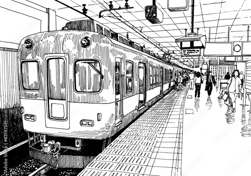 Метро раскраска для детей