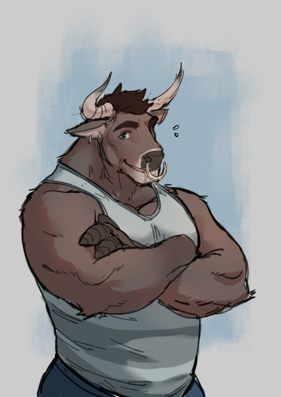 Бык фурри референс