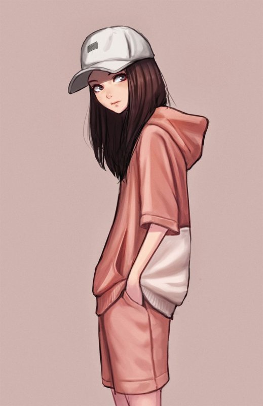 Девушка рисунок