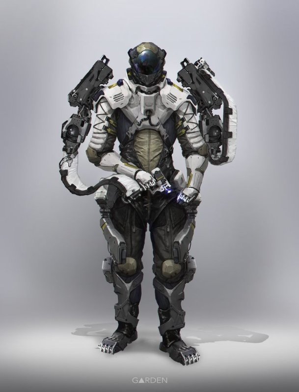 ЭКЗОКОСТЮМ киберпанк