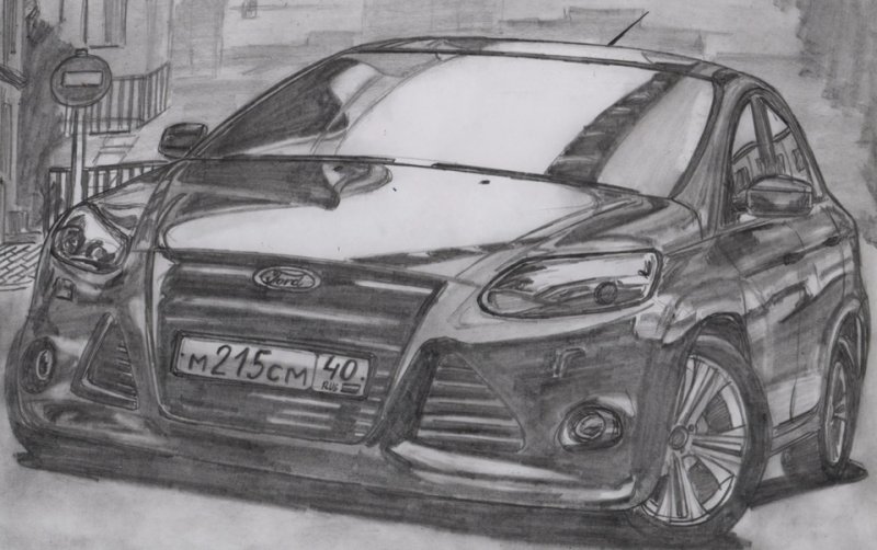 Рисунок Форд фокус 3