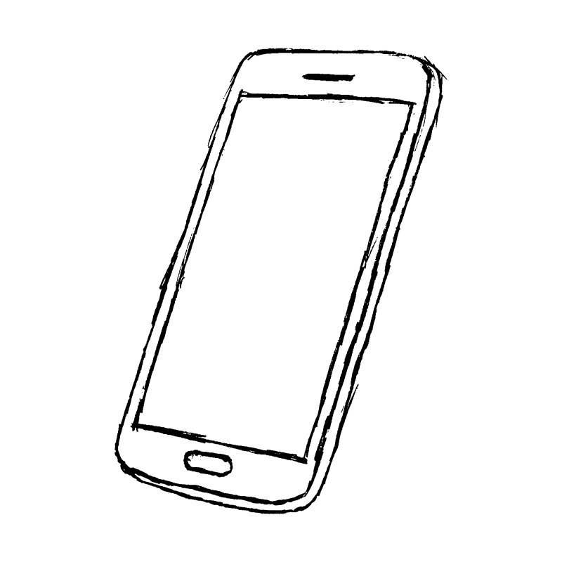 Смартфон раскраска для детей