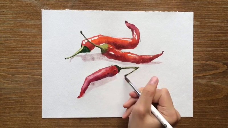 Перец карандашом