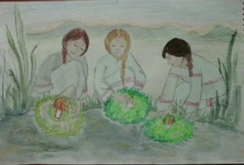 Праздник Ивана Купала рисунки