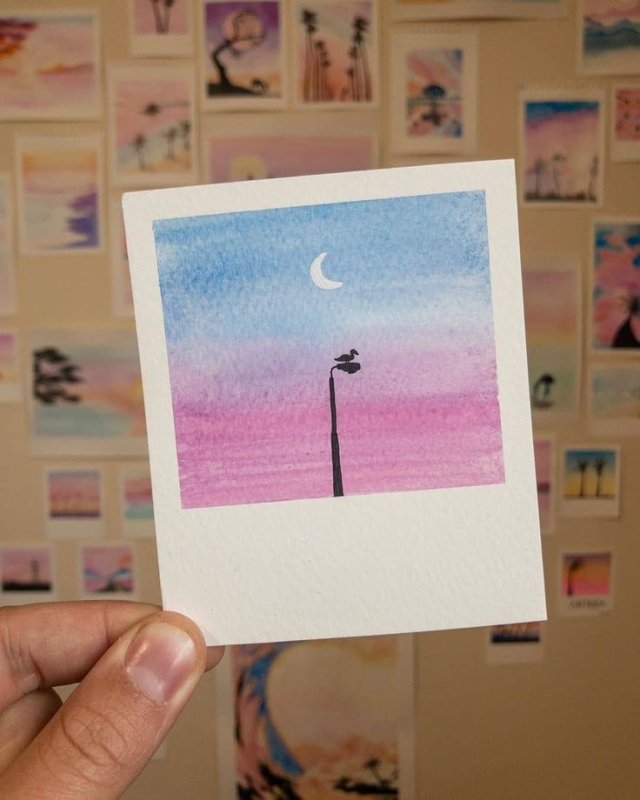 идеи для полароидов рисунки