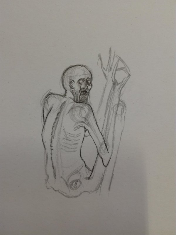 Скромник SCP 096 раскраска