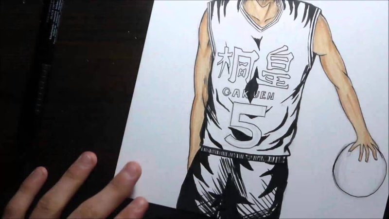 аомине дайки карандашом