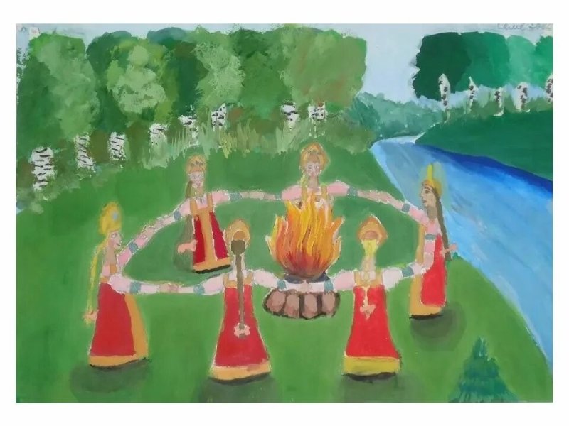 Народные гуляния изо 4 класс
