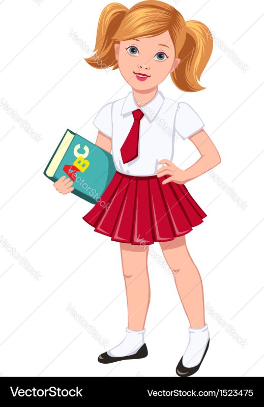 Мультяшные школьники